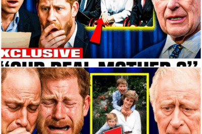 Tears and Truths: Prince William & Harry Shattered as King Charles Reveals Princess Diana’s Final, Hidden Wish