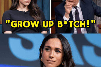 “A Royal Meltdown on Late Night: Meghan Markle’s Tears, Steven Colbert’s Relentless Questions, and the TV Interview No One Will Forget”