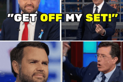 Late Night Meltdown: JD Vance Ejected from Stephen Colbert’s Show After Fiery On-Air Showdown