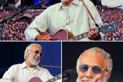 75-Year-Old Cat Stevens Shocks Glastonbury as “Wild World” Ignites a Full-Blown Rock Resurrection—Gen Z Screams Every Word, No Auto-Tune, Just Raw Soul and a Timeless Anthem That Set the Crowd on Fire