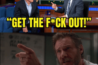 “LIVE TV SHOCKER: Harrison Ford Kicked Off Stephen Colbert’s Show After Explosive On-Air Meltdown!”