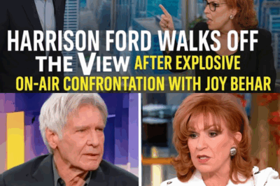 You Won’t Believe Why Harrison Ford Stormed Off The View After That Heated Clash with Joy Behar!