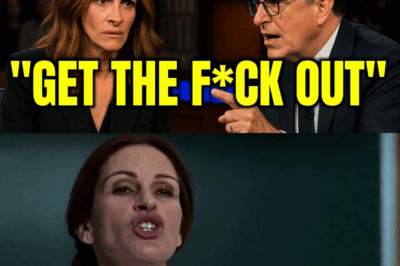🚨Julia Roberts THROWN OFF Stephen Colbert’s Show After Fiery On-Air Showdown That Left Everyone SHOOK!🔥