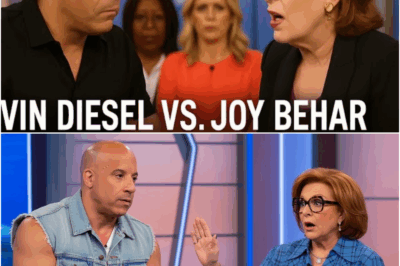 Vin Diesel DESTROYS Joy Behar on Live TV—You’ll Never Guess What Set Him Off!