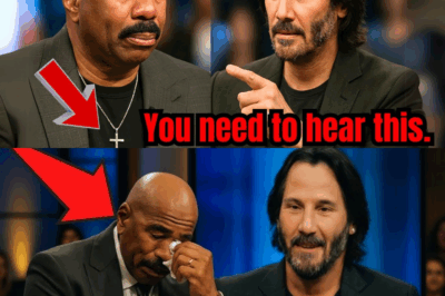 🎥 Steve Harvey Breaks Down in Tears After Heartfelt Message from Keanu Reeves—A Touching Moment on Live TV! 😢✨
