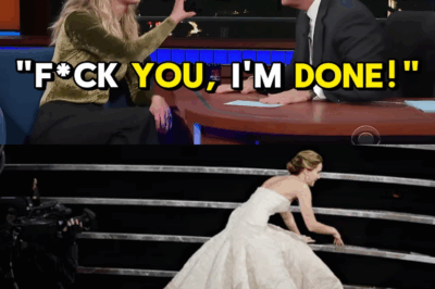 “Jennifer Lawrence Walks Out MID-Interview — Colbert Left Speechless on Live TV!”