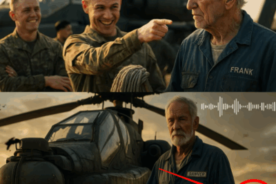 They Laughed at the Janitor—Until He Fixed the Apache and Left Everyone Speechless!
