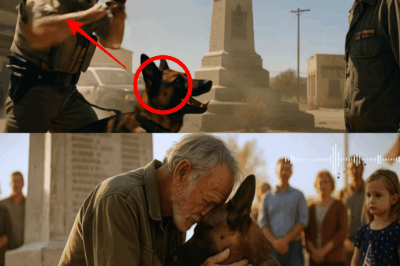 A Police Dog Lunged—But a Veteran’s Whisper Turned Fear Into Loyalty