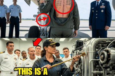 🔥 You Won’t Believe What Happened When a Simple Woman Was Fixing a Hydraulic Line — Until a General Spotted the Secret Coordinates Tattooed on Her Spine! 🔥
