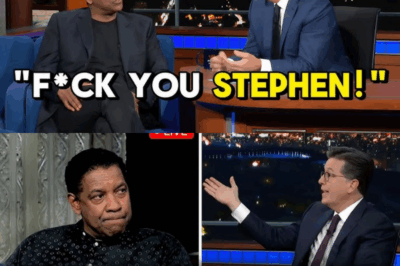 Dramatically, Denzel Washington Ejected from Colbert’s Show Following Intense Confrontation