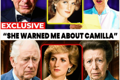 King Charles Breaks Down as Princess Anne Unveils Princess Diana’s Hidden Will—A Royal Secret Exposed!