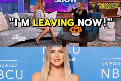 The Walk-Off That Rocked Daytime: Behind Khloe Kardashian’s Dramatic Exit from The Kelly Clarkson Show