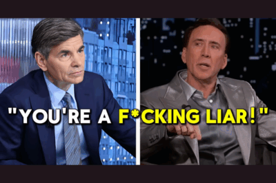 Nicolas Cage Walks Out of Good Morning America After Explosive On-Air Confrontation With George Stephanopoulos