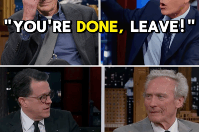 Unforgiven: Clint Eastwood’s Explosive Exit from Stephen Colbert’s Show Turns Late Night Upside Down