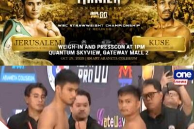Thrilla in Manila 2 weigh-in na ginanap bago ang mga laban sa Oktubre 29 | Afternoon Delight