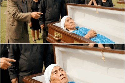 Hindi Siya Patay”: Isang Pulubi ang Huminto sa Libing ng Bilyonaryo Para Iligtas Siya.. pero…