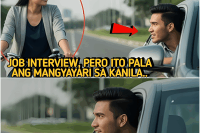 CEO NA NASA LUXURY CAR NAINLOVE SA BABAE NA NAKASAKAY SA BISIKLETA HABANG PAPUNTA SA ISANG INTERVIEW