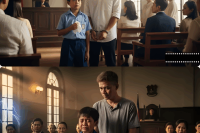 Batang 8 Anyos, Mag-isa sa Korte Para Ipaglaban ang Ama… Ang Linya Niyang Pinaiyak ang Buong Korte