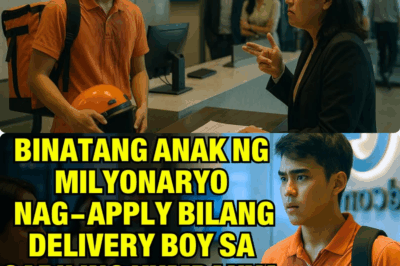 BINATANG ANAK NG MILYONARYO NAG-APPLY BILANG DELIVERY BOY SA SARILING KUMPANYA