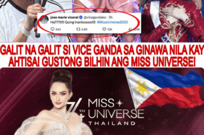 GALIT NA GALIT SI VICE GANDA! GRABENG PANDARAYA DAW KAY AHTISA MANALO SA MISS UNIVERSE 2025
