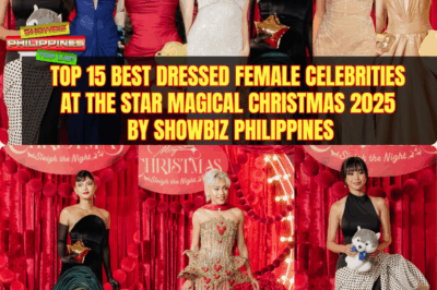 Top 15 Best Dressed Female Celebrities at the Star Magical Christmas 2025 by Showbiz Philippines