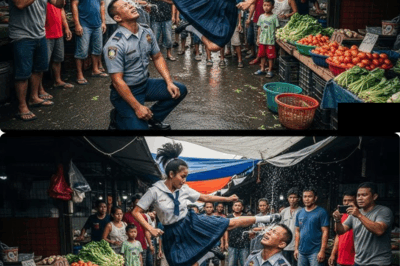 Matapang na estudyante, sinipa ang mayabang na pulis na nangikil at sumira sa paninda ng ina!