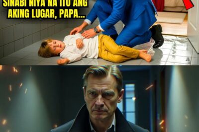 ANG MILYONARYO AY NAKAKITA SA KANYANG MALIIT NA ANAK NA TULOG SA SAHIG NG BANYO… NANG HARRAPIN