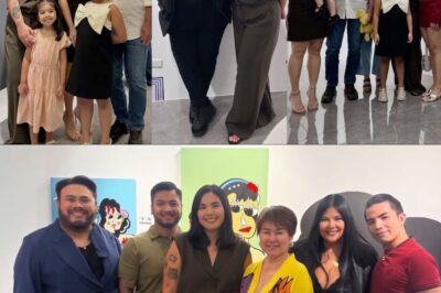 Vic Sotto & Angela Luz Muling Nagkita Sinuportahan Kanilang ANAK nasi Paulina Sotto sa Art Galleria