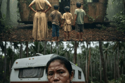 “Balo, Lumipat sa Abandonadong Trailer sa Gubat — Isang Nakakagimbal na Lihim ang Sumulpot mula sa Ilalim ng Lupa!”