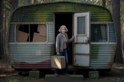 Lumipat ang Balo sa Abandonadong Trailer sa Gubat — Hanggang Sa May Narinig Siya sa Ilalim ng Lupa