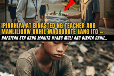 PINAHIYA AT BINASTED NG GURO ANG MANLILIGAW DAHIL MAGBOBOTE LAMANG ITO, NGUNIT NAGIMBAL SYA NANG
