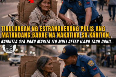 Tinulungan ng Estrangherong Pulis ang Matandang Babae na Nakatira sa Kariton, Namutla sya Nang..