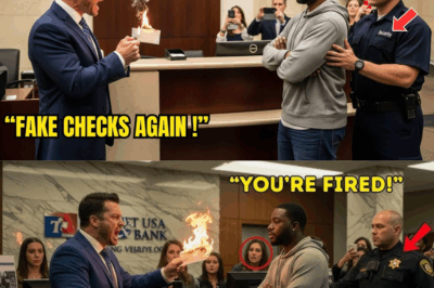 Bank Manager Sets Black Man’s $2.3 Million Check on Fire—Unaware He Just Burned the Owner’s Money, His Career, and the Bank’s Future