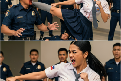 Nahulog ang mayabang na pulis matapos bugbugin ng estudyante! Dahil sa pangingikil niya sa lisensya!