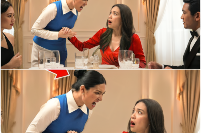 LAHAT AY TAKOT SA ASAWA NG MILYONARYO… HANGGANG SA HINARAP SIYA NG WAITRESS SA HARAP NG LAHAT