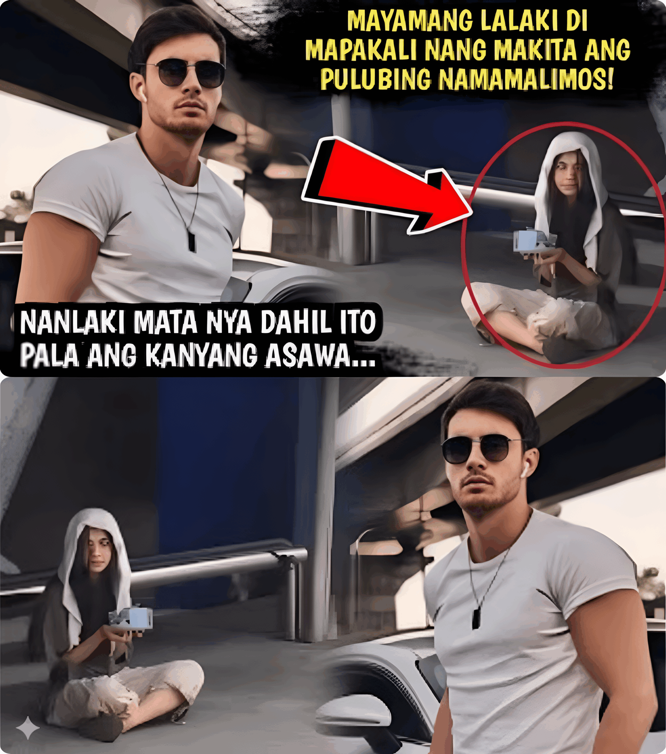 MAYAMANG LALAKI DI MAPAKALI NANG MAKITA ANG PULUBING NAMAMALIMOS! NANLAKI MATA NYA DAHIL ITO PALA…