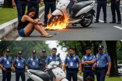 Pulis, sinunog ang motor — ‘di alam na anak pala siya ng heneral kaya nayanig ang buong presinto!