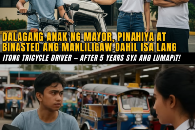 Pinahiya at Binasted ng Dalagang Anak ng Mayor ang Manliligaw Dahil Isa Lang Itong Tricycle Driver..