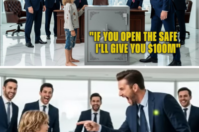 I’LL GIVE YOU $100M IF YOU OPEN THE SAFE — THE MILLIONAIRE LAUGHED, BUT THE POOR BOY SURPRISED HIM