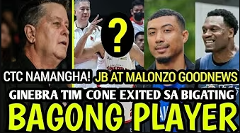 SABAYAN NG NEWS! 💥 TIM CONE, BIGLANG NA-EXCITE SA BAGONG BIGATIN SA GINEBRA LINEUP! | JUSTIN BROWNLEE AT JAMIE MALONZO, MAY MALAKING GOOD NEWS!