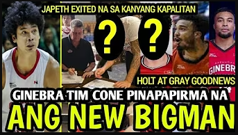 MAY BAGO NANG HIGANTE! 🦖 TIM CONE, PINAPIRMA NA ANG BAGONG BIGMAN NG GINEBRA! | AGUILAR, EXCITED SA BAGONG KAPALITAN! | GOOD NEWS KINA GRAY AT HOLT! 🔥