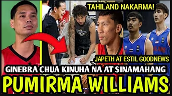 BOOM! PIRMAHAN NA! ✍️ MIKEY WILLIAMS, KINUHA NG GINEBRA AT SINAMAHAN NI BOSS AL FRANCIS CHUA PARA PUMIRMA! | THAILAND, NAKARMA SA KAYABANGAN! | JAPETH AT ESTIL, MAY GOOD NEWS! 🔥