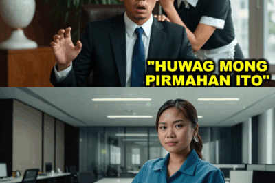 “Mahinang Bulong ng Janitress sa Milyonaryo: ‘Huwag Pirmahan’ — Isang Lihim na Magbabago ng Lahat!”