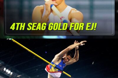 EJ Obiena sets new record en route to another pole vault gold