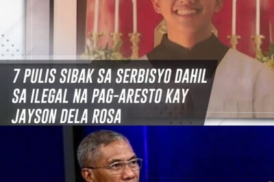 7 pulis sibak sa serbisyo dahil sa ilegal na pag-aresto kay Jayson dela Rosa