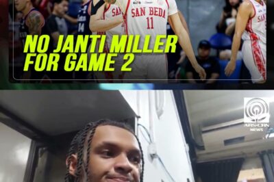 Janti Miller discusses suspension in Game 2 of NCAA Season 101 Finals