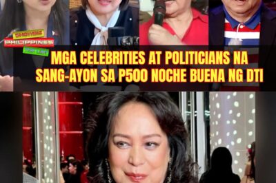 Mga celebrities at politicians na sang-ayon sa P500 noche buena ng DTI