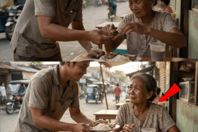 Sinisante ang Binata sa Karinderya Matapos Pakainin ng Libre ang Matandang Nagugutom — Namutla sya..