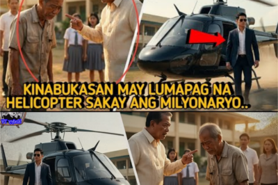 PINATALSIK NG PRINCIPAL ANG JANITOR SA ESKWELAHAN DAHIL MATANDA NA ITO, KINABUKASAN ISANG HELICOPTER